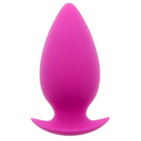 Большая розовая анальная пробка BOOTYFUL ANAL PLUG LARGE PINK - 10 см.