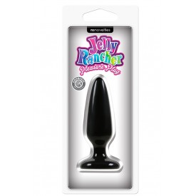 Малая чёрная анальная пробка Jelly Rancher Pleasure Plug Small - 10,2 см.